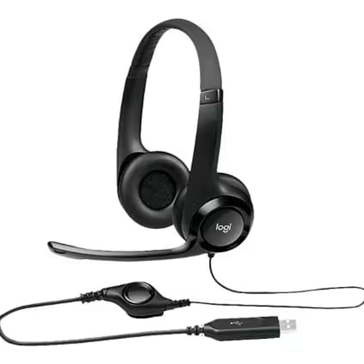LOGITECH - AUDÍFONOS CON MICRÓFONO LOGITECH H390 USB NEGRO 981-000014