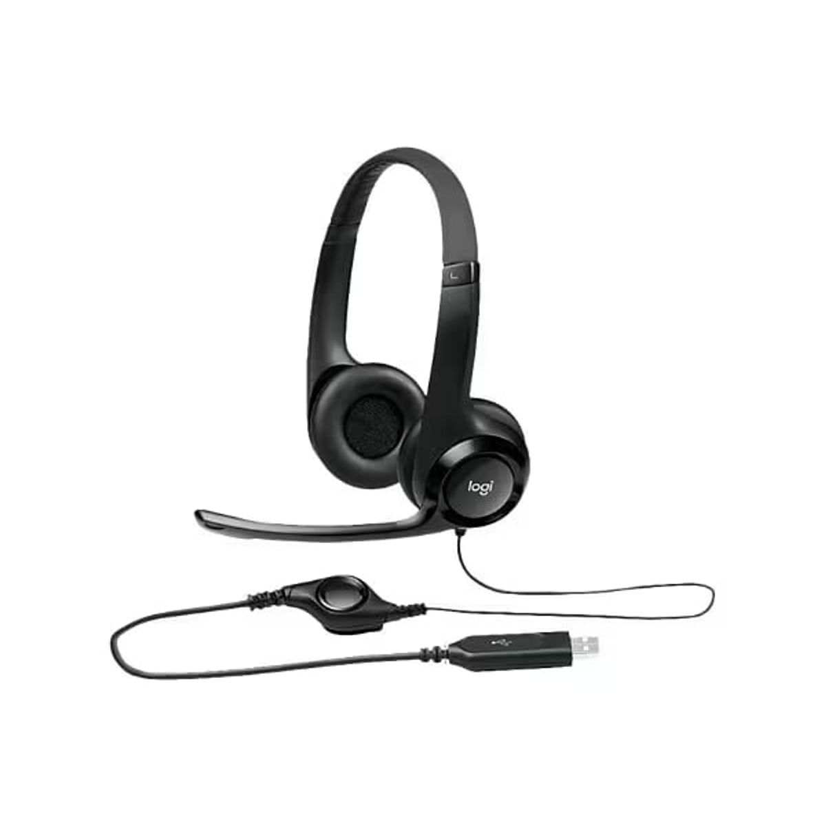 LOGITECH - AUDÍFONOS CON MICRÓFONO LOGITECH H390 USB NEGRO 981-000014