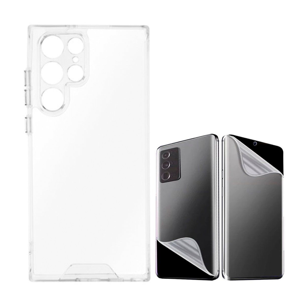 GENERICO - Case para Galaxy S25 Ultra + Mica Hidrogel Mate Ambos Lados