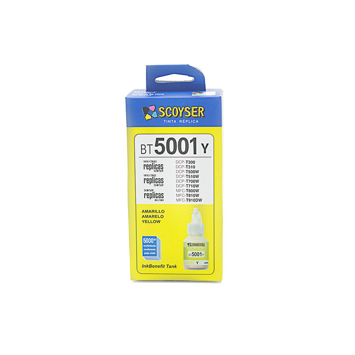 SCOYSER - Tinta Compatible Scoyser Bt5001 Yellow