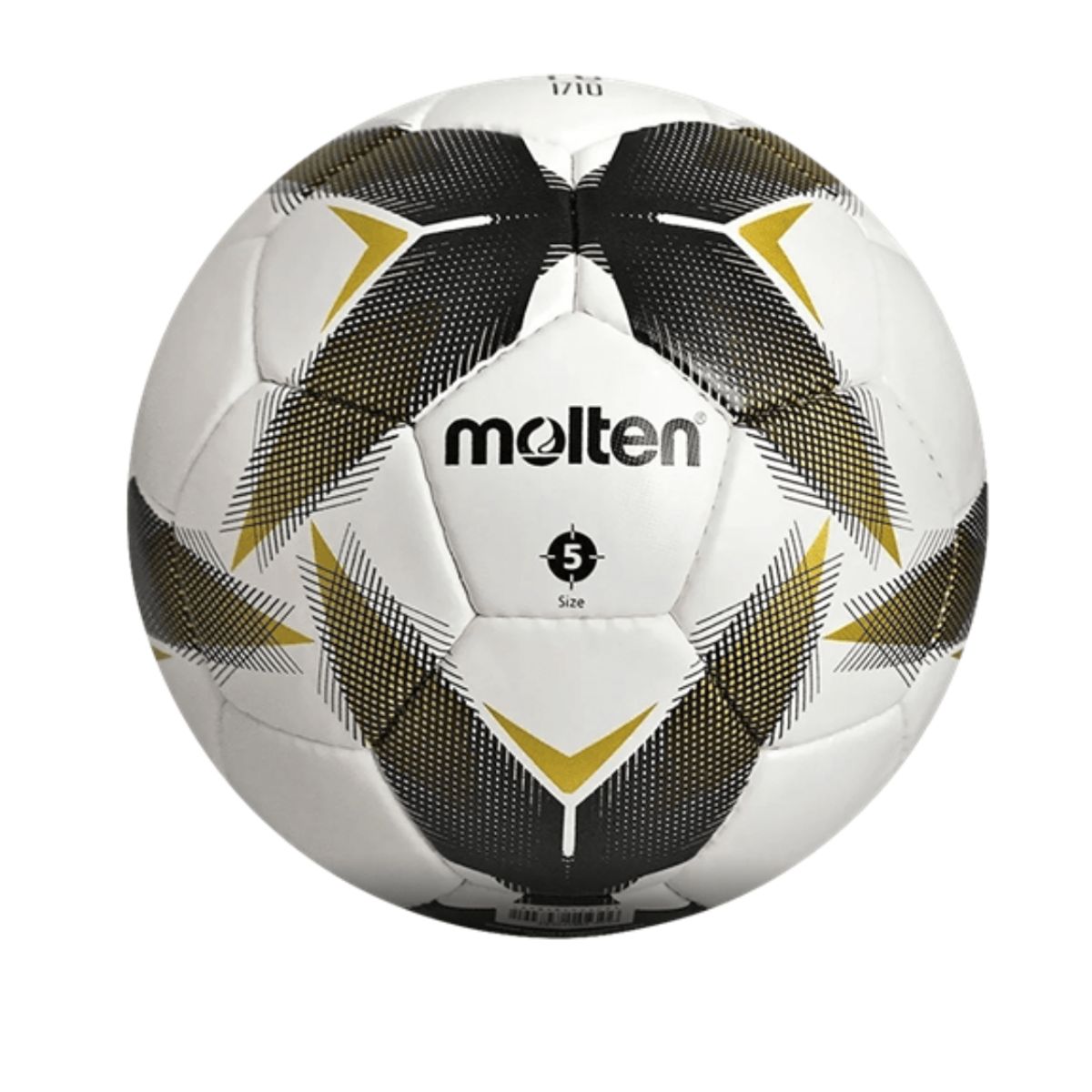 MOLTEN - Pelota para futbol molten Blanco Negro Dorado