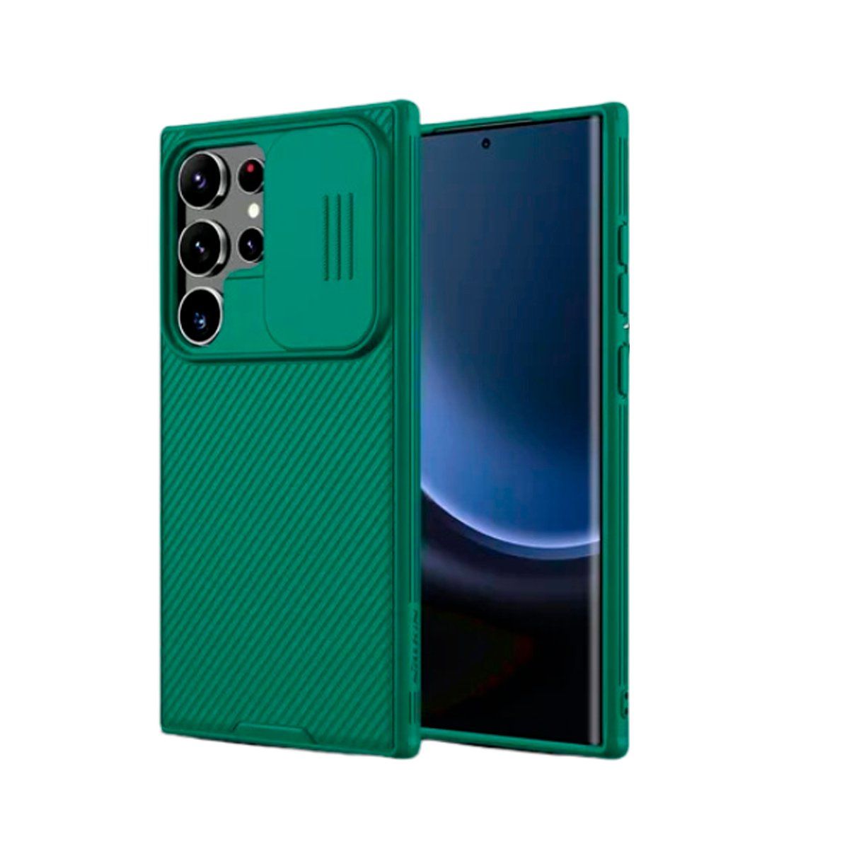 NILLKIN - Case para Galaxy S25 Ultra Nillkin Camshield - Verde
