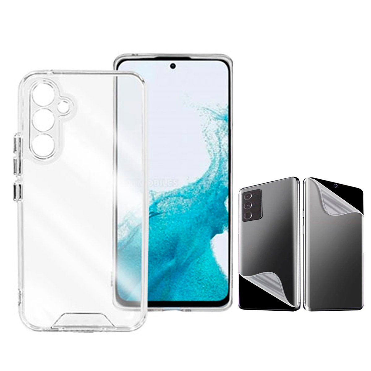 GENERICO - Case para Galaxy S25  + Mica Full Glue Resistente