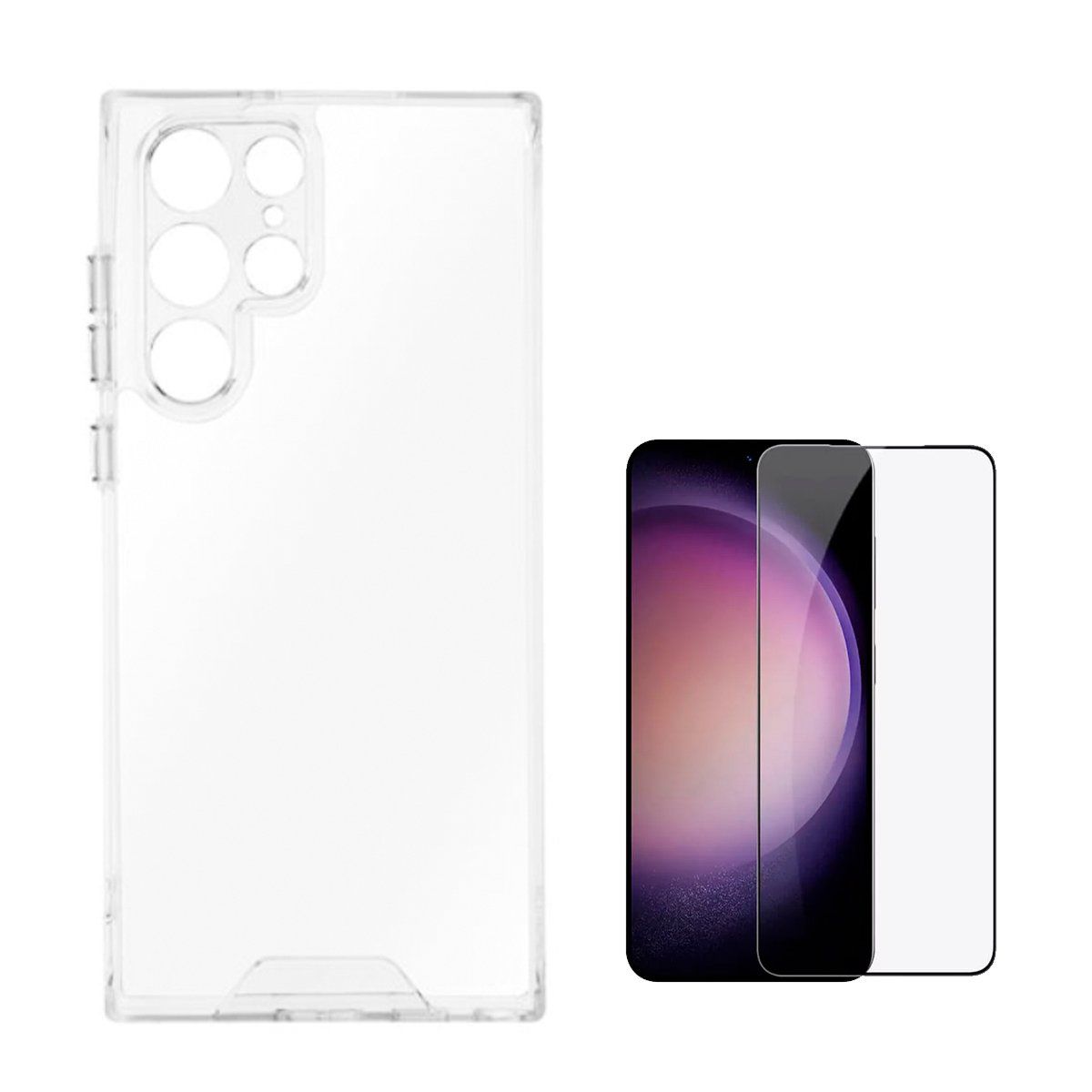 GENERICO - Case para Galaxy S25 Ultra+ Mica Full Glue Resistente