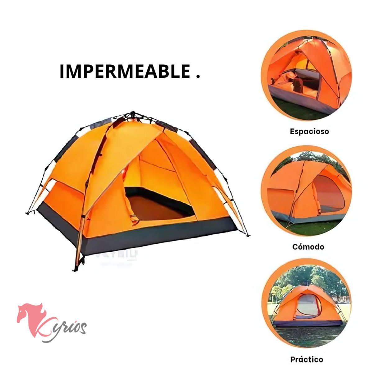 NO LOGO - Carpa Automática De 6 Personas Alta Montaña