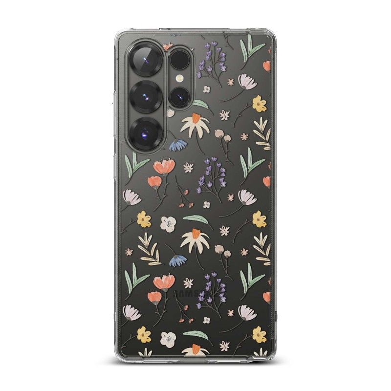 RINGKE - Case Galaxy S25 Ultra Ringke Flores Transparente Resistente Original