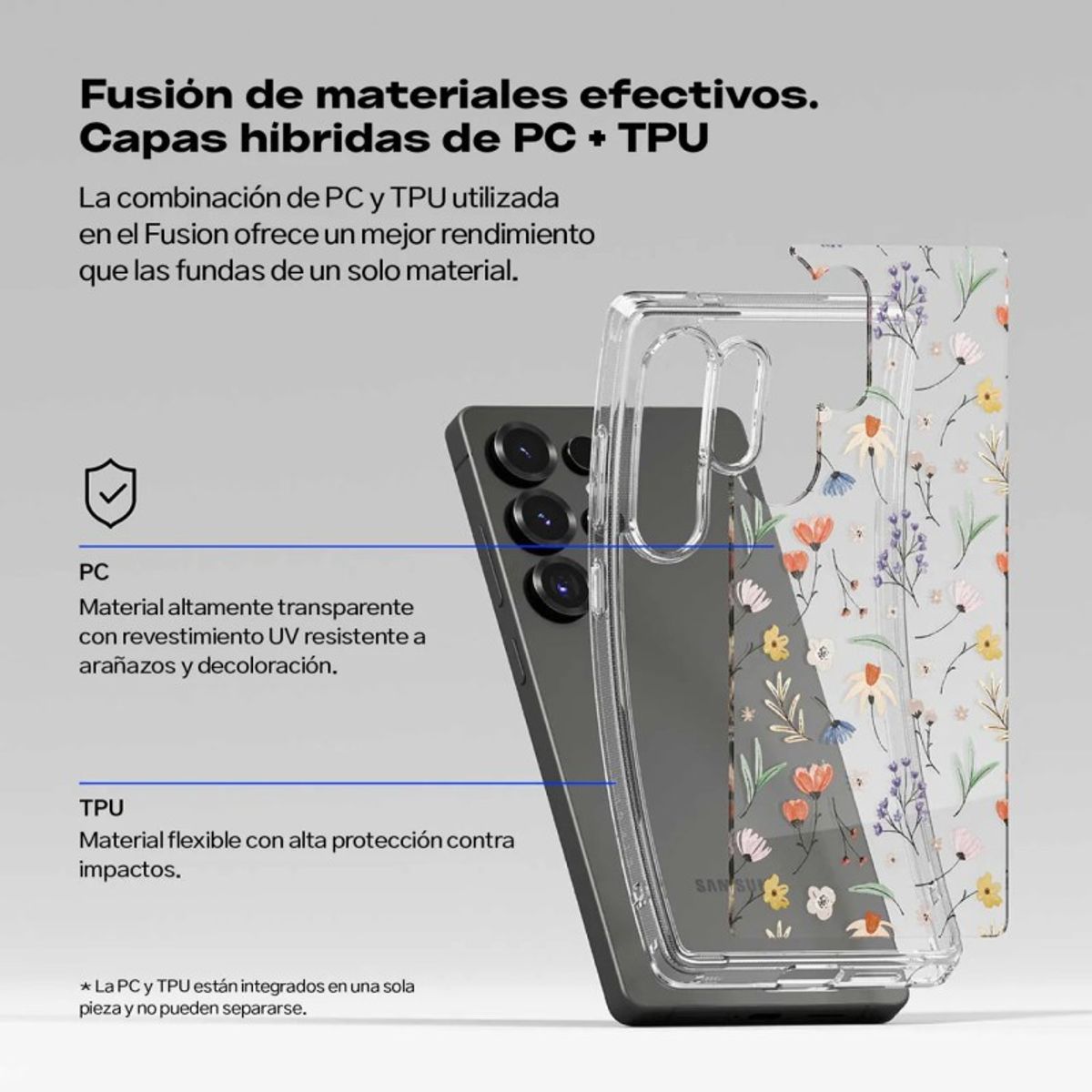 RINGKE - Case Galaxy S25 Ultra Ringke Flores Transparente Resistente Original