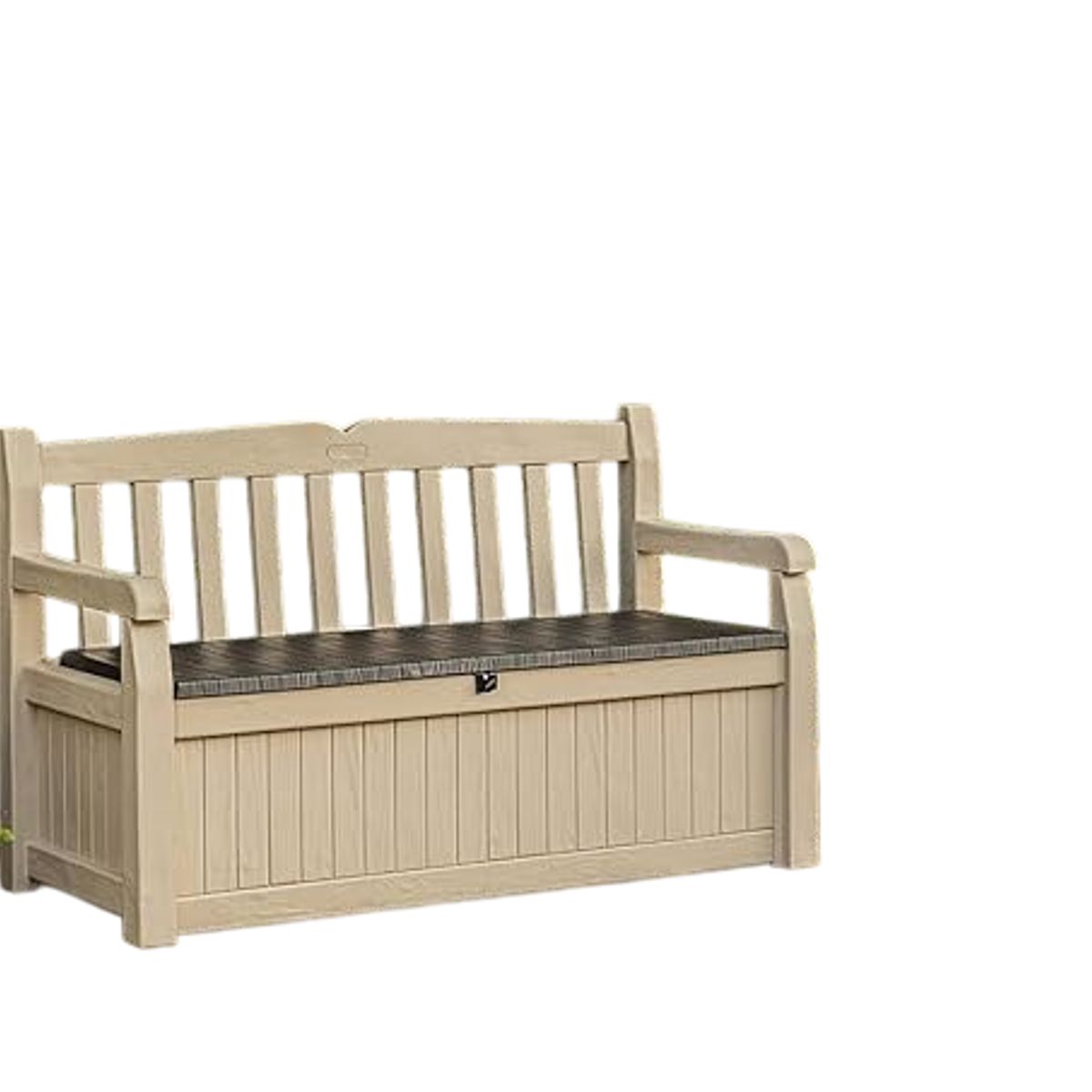 DMUEBLES - DM Banca jardín Eden - Beige + gris oscuro