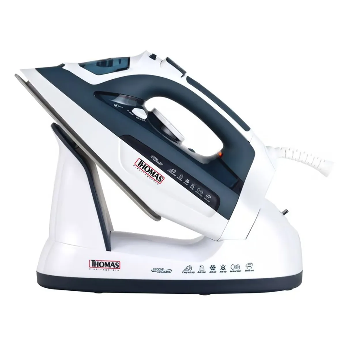THOMAS - Plancha a Vapor Thomas Inalambrica 2 En 1 - TH7355