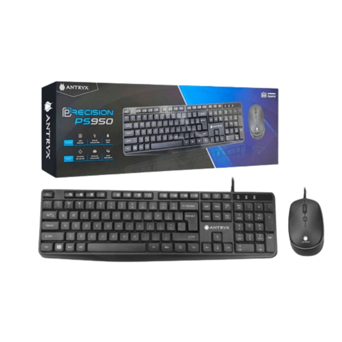 ANTRYX - Kit Teclado + Mouse Antryx Precision PS950 V2