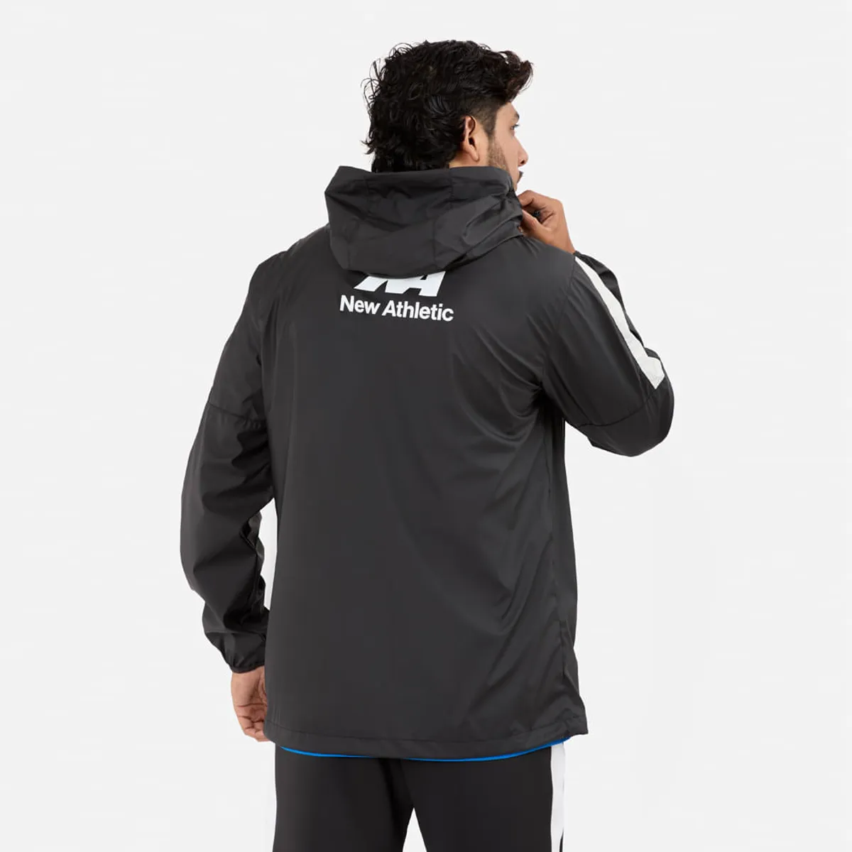 NEW ATHLETIC - Cortaviento ADT 2025 Negro Hombre