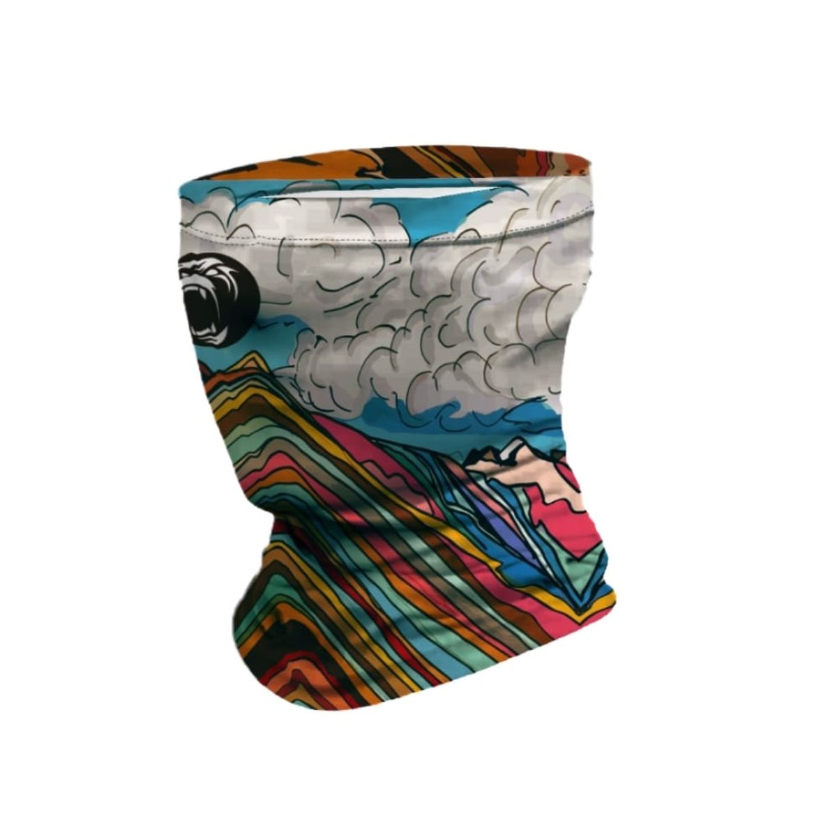 GENERICO - BANDANA CUELLERA MULTIFUNCIONAL MBRAVO SPORTWEAR MONTAÑA 7 COLORES