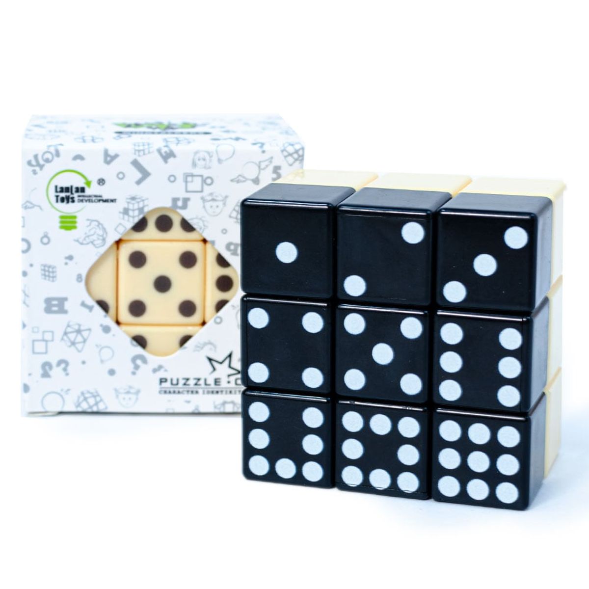 LANLAN TOYS - Cubo Mágico Domino 2x3x3 Dice Cube LANLAN TOYS