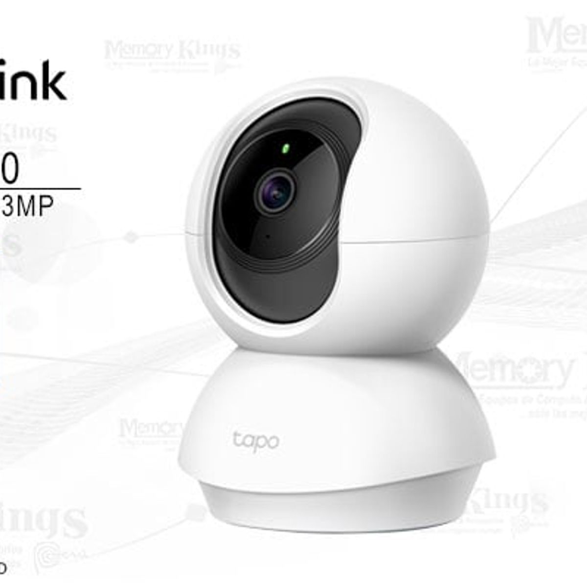 EZVIZ - Cámara de Seguridad para Interiores TAPO C210 2K 3mp + SD 64GB