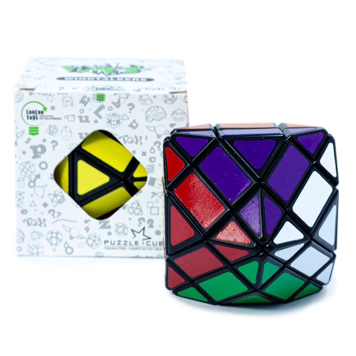 LANLAN TOYS - Cubo 4x4 eight faced gyro cube Negro LANLAN TOYS