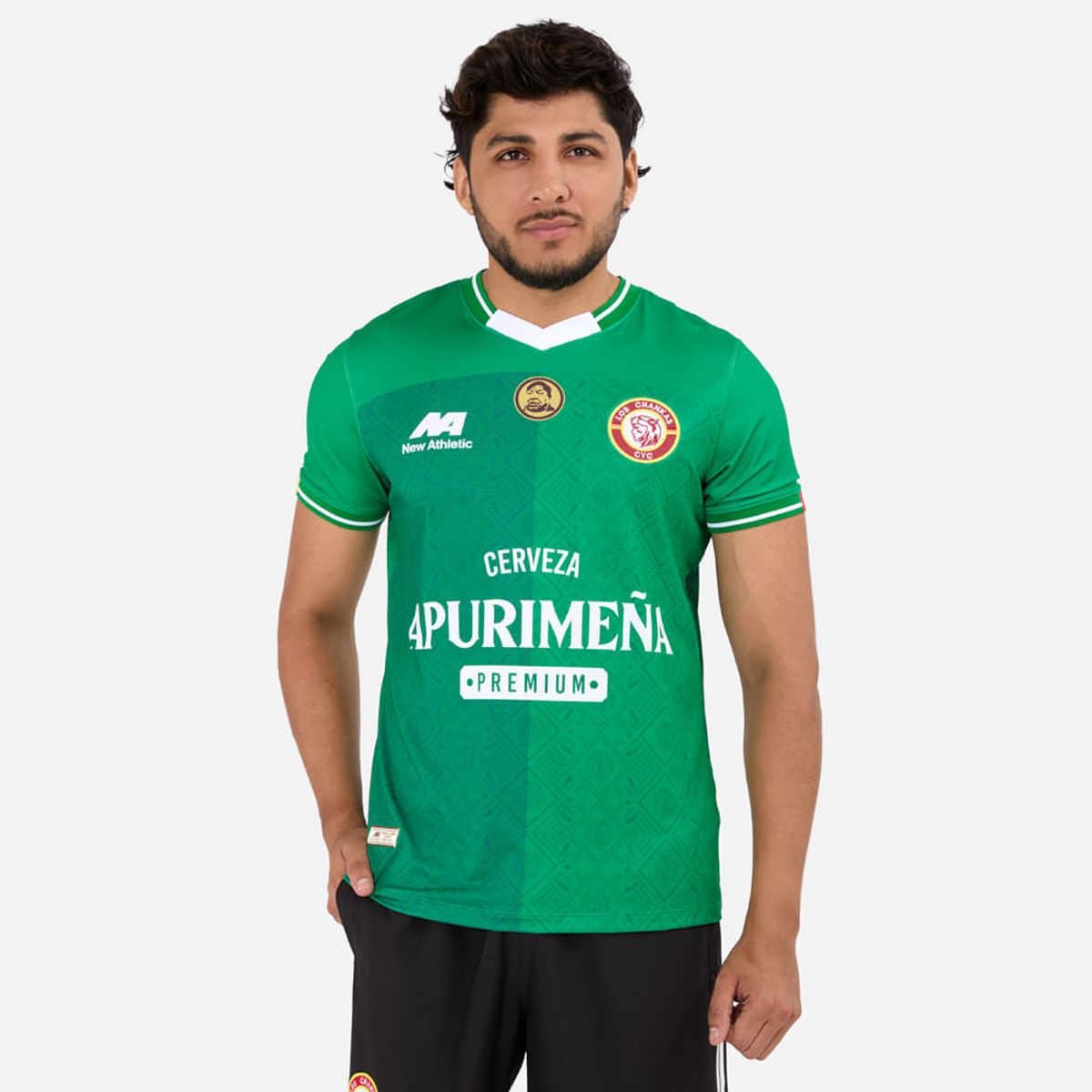 NEW ATHLETIC - Camiseta Chankas Oficial Arquero 2025 Verde Hombre