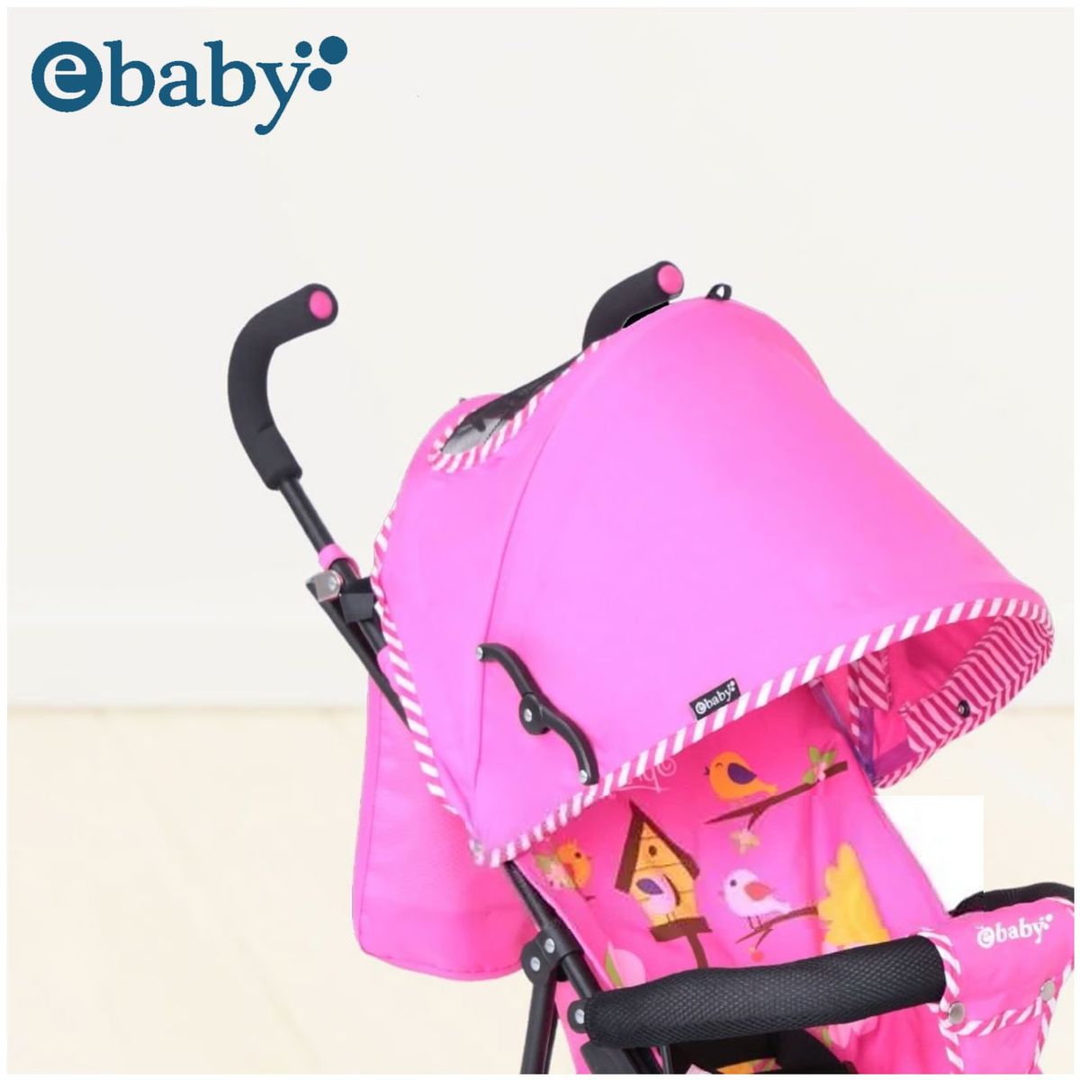 EBABY - Coche Bastón «SWEET VIEW» Pink