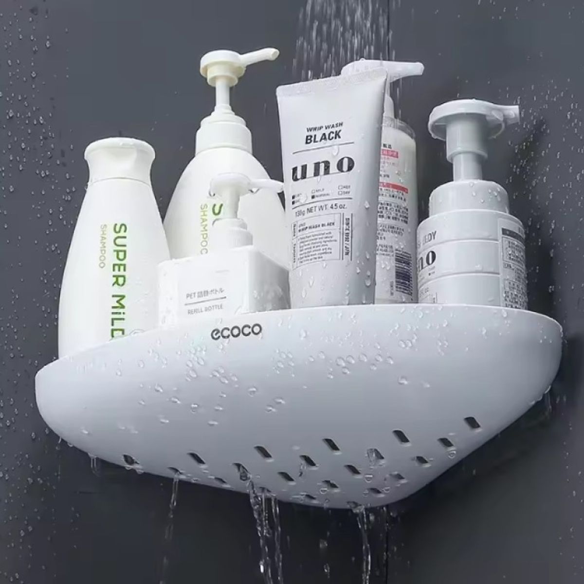 AURELA - EcoCorner - Estante esquinero para baño