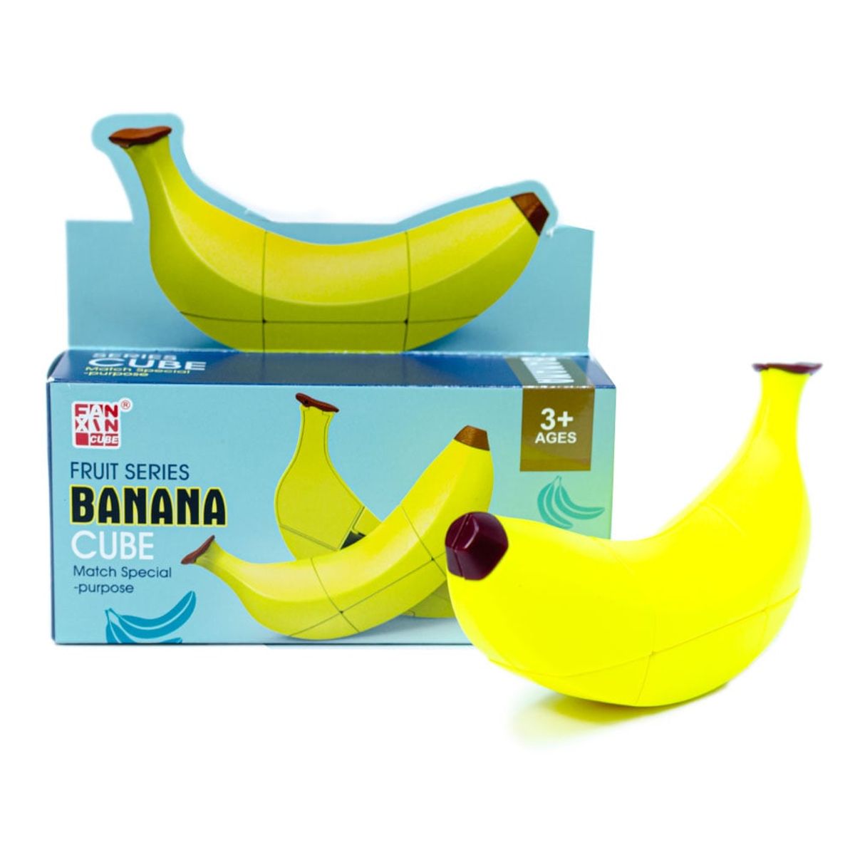 FANXIN - Cubo Mágico 3x3x2 Banana Amarillo FANXIN