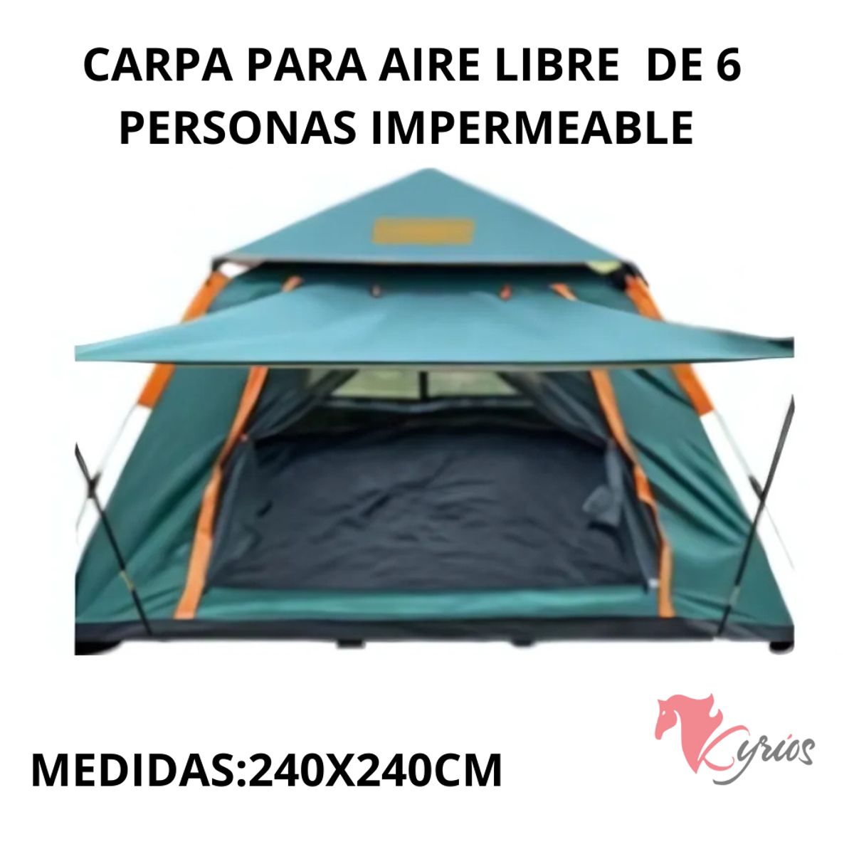 NO LOGO - Carpa Para Aire Libre 6 Personas