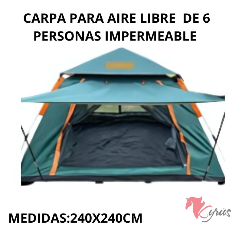 NO LOGO - Carpa Para Aire Libre 6 Personas