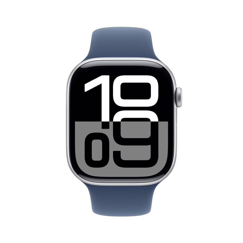 APPLE - Apple Watch Series 10 46mm Gps Sport Band  M/L- Plata