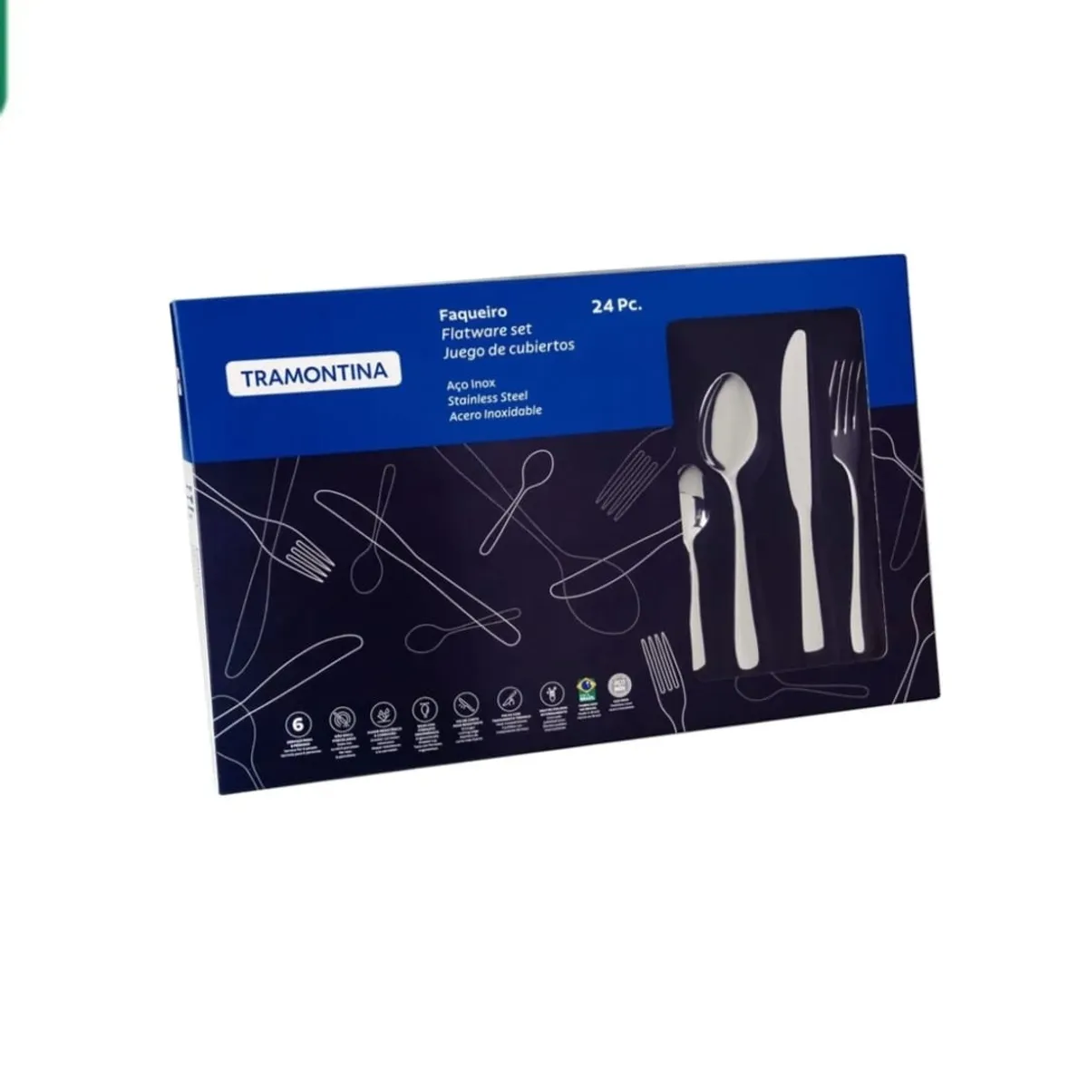 TRAMONTINA - SET DE CUBIERTOS DE MESA X 24 ZURIQUE TRAMONTINA