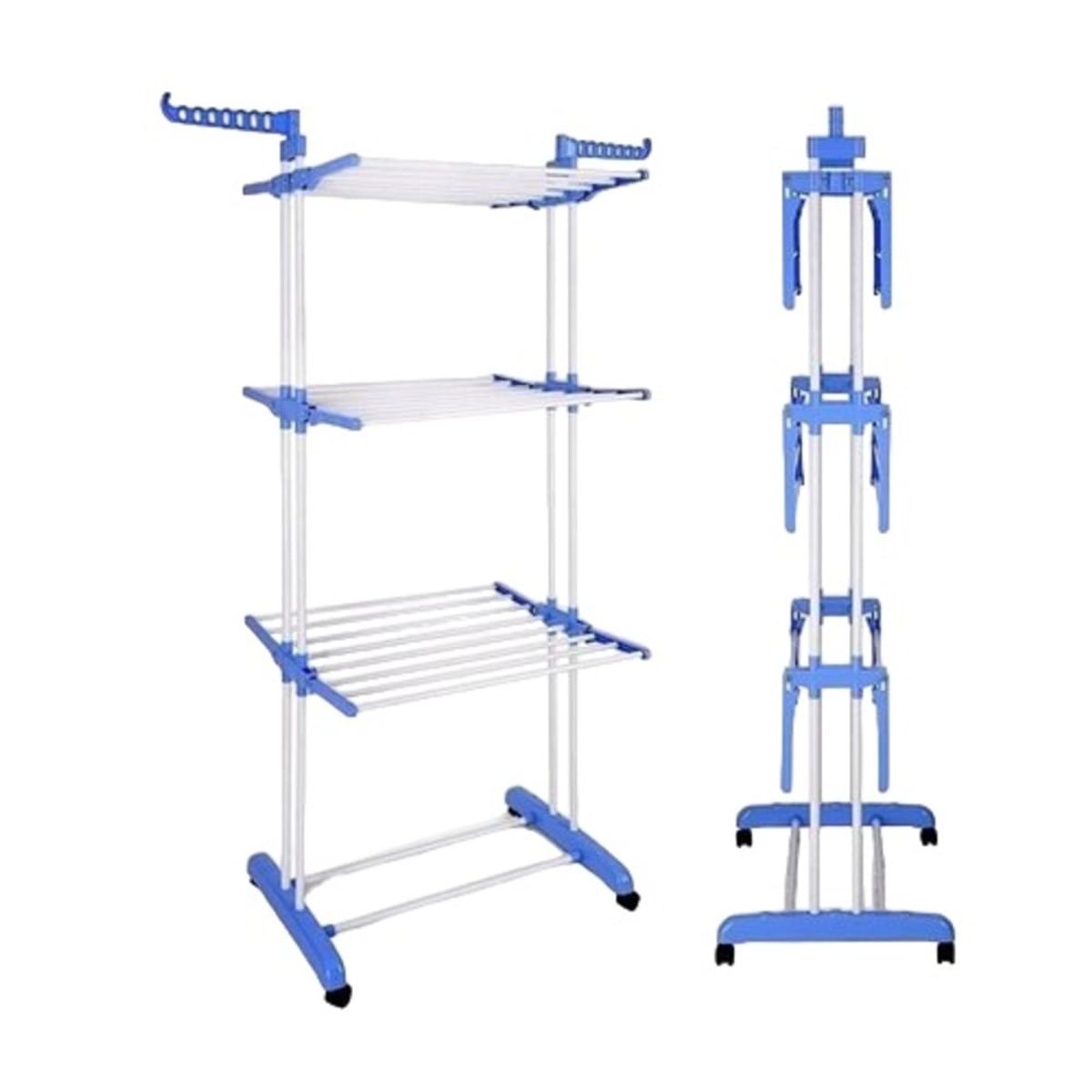 GENERICO - TENDEDERO RODANTE PLEGABLE COLGADOR DE LAVANDERÍA