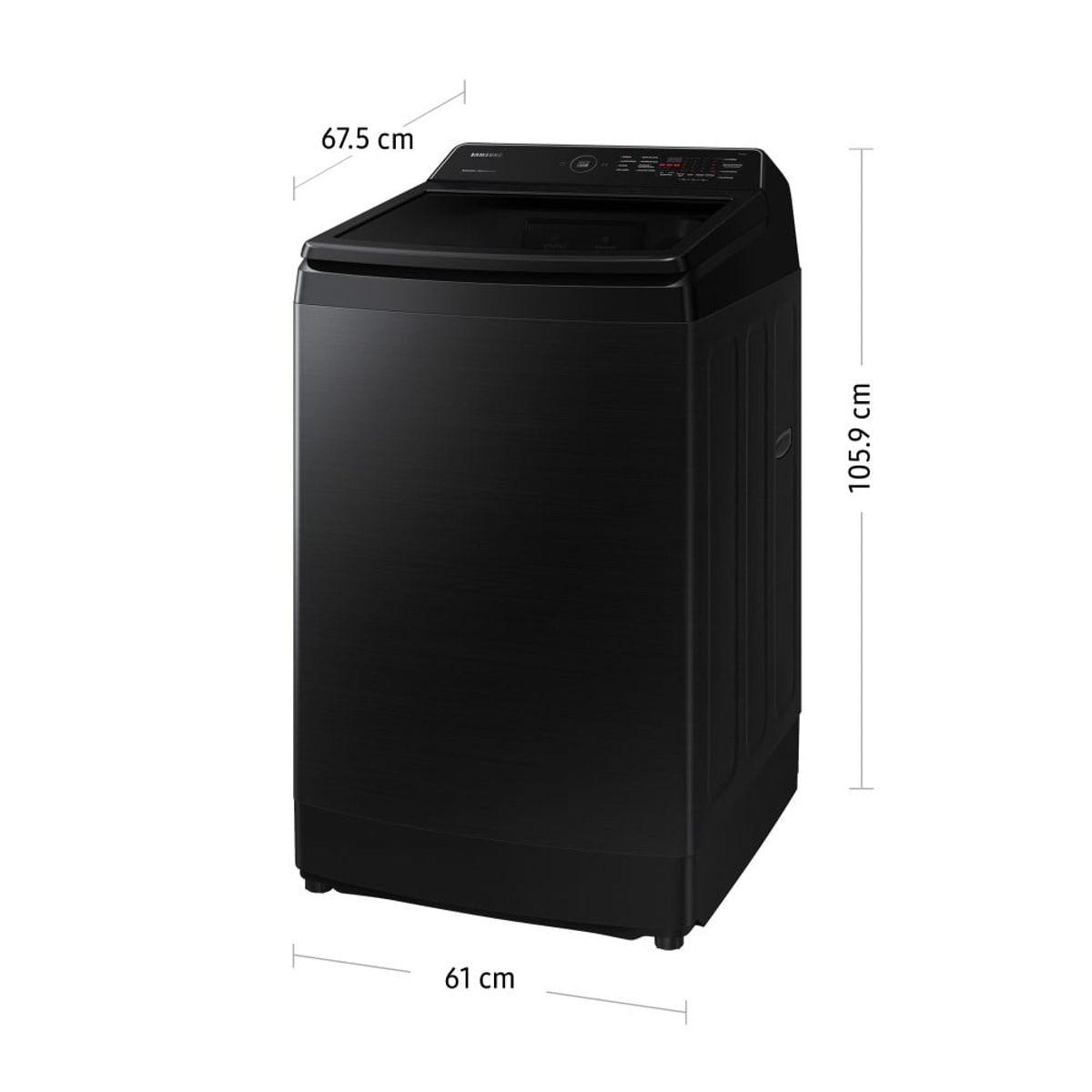 SAMSUNG - LAVADORA SAMSUNG 13 KG CARGA SUPERIOR ECOBUBBLE WA13CG5441BVPE NEGRO