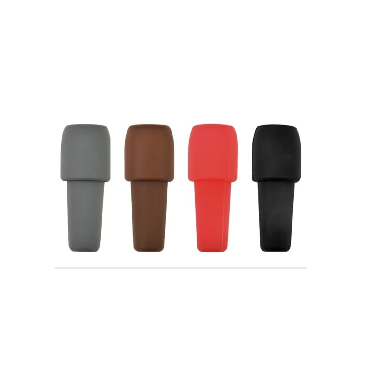 OEM - Tapon de silicona botella vino bebidas Reutilizable Sellador Gris