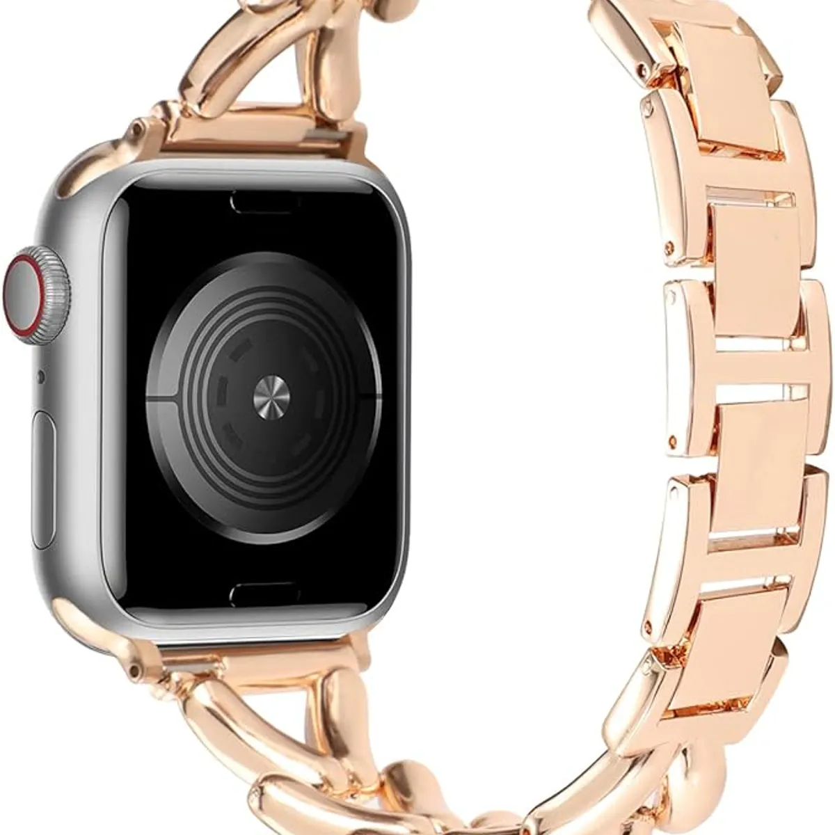 GENERICO - CORREA ACERO TRENZADA ROSA PARA APPLE WATCH