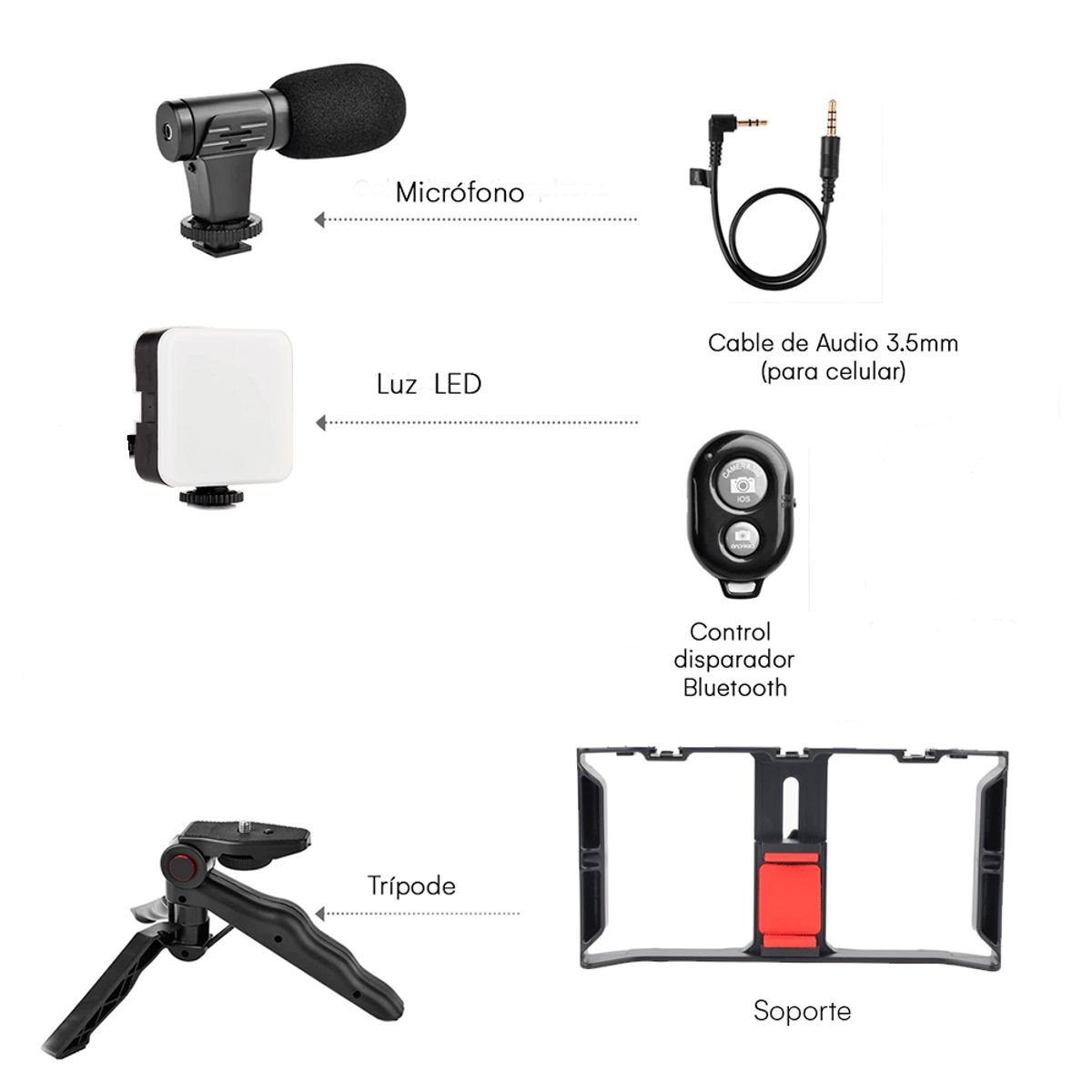 GENERICO - Kit de Accesorios de Video AY-49X