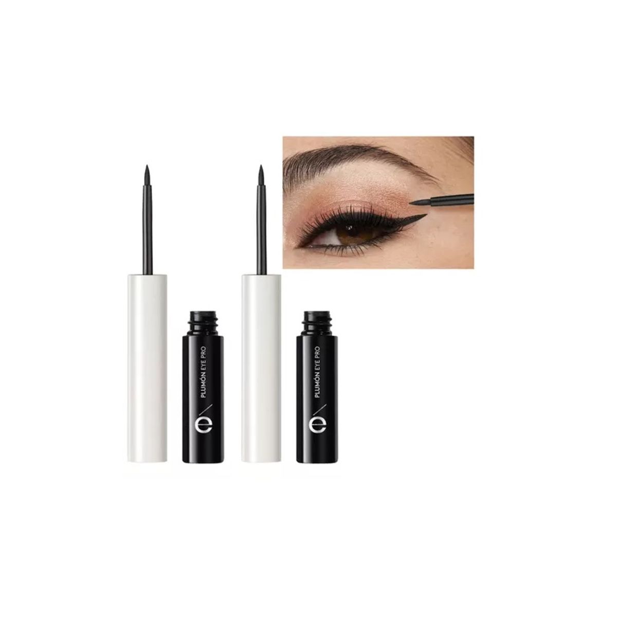 ESIKA - Duo de Delineadores líquidos punta Plumón - Negro