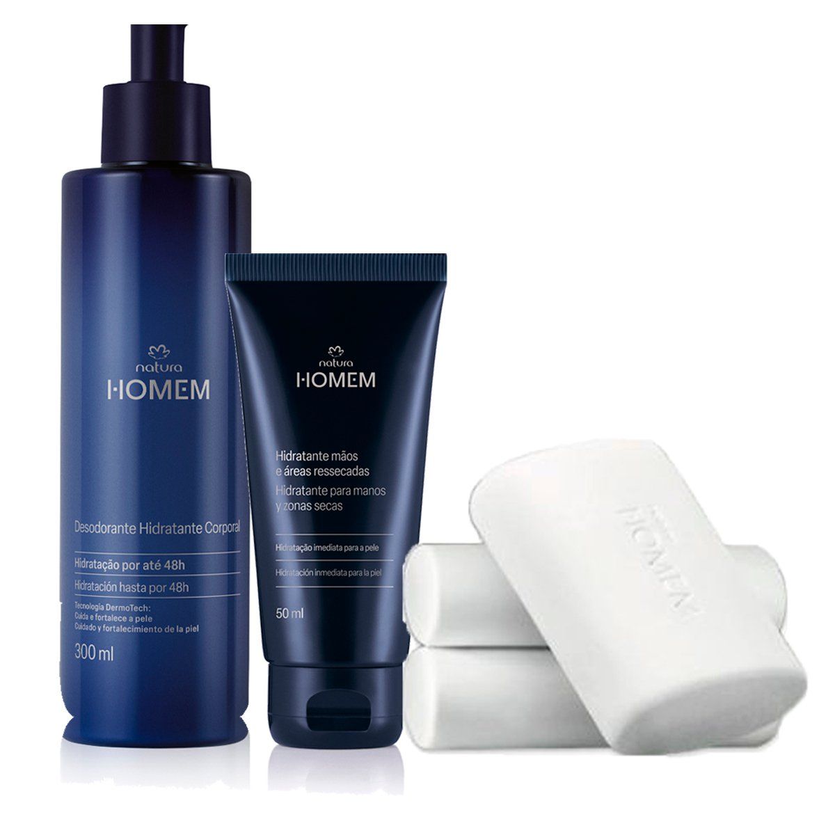 NATURA - Rutina Homem Hidratante Corporal con Crema Manos y Jabones
