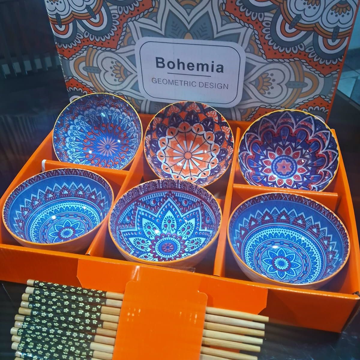 GENERICO - BOWLS DE CERÁMICA 06 PIEZAS FINO ACABADO