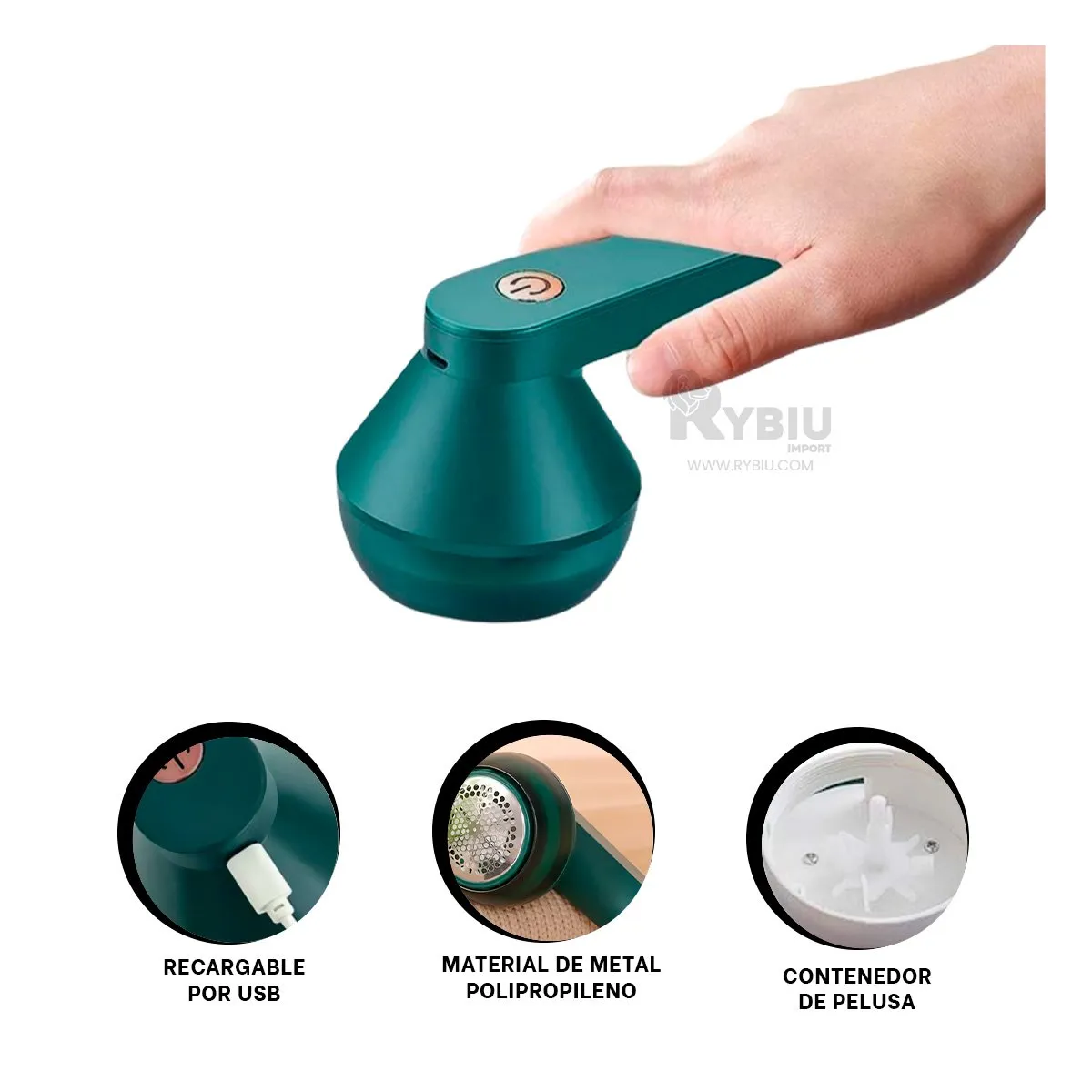 GENERICO - Quita pelusas Portátil Recargable