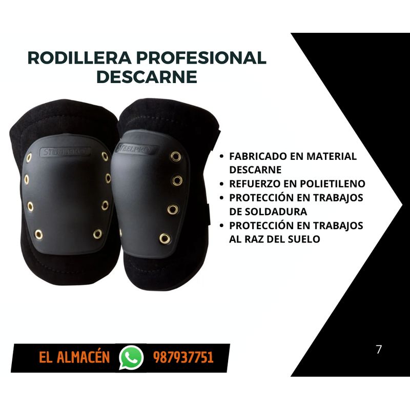 STEEL PRO - RODILLERA DESCARNE PROFESIONAL STEELPRO