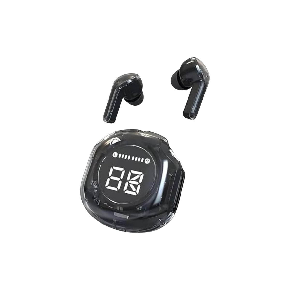 ACEFAST - Audífono Acefaste T8 Crystal color negro Bluetooth earbuds