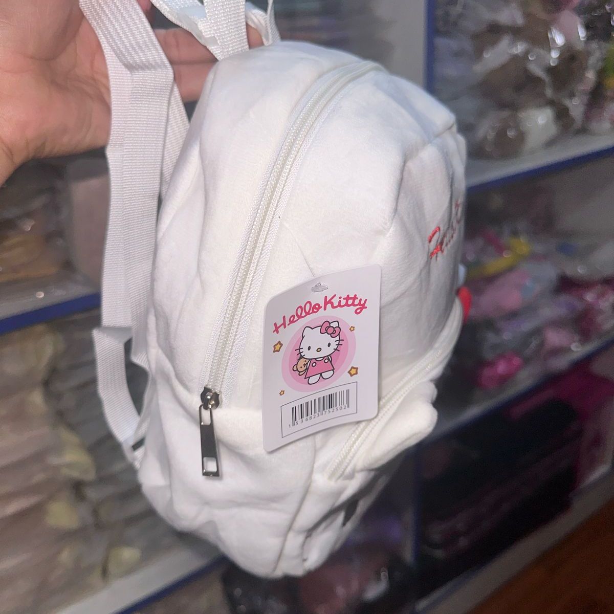 SANRIO - Mochila de Felpa de Personaje Hello Kitty - Sanrio