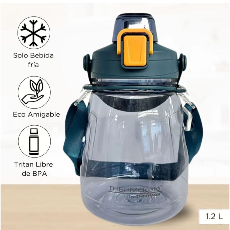 THERMOS - Botella go thermos  1200ml AZUL uso deportivo u oficina