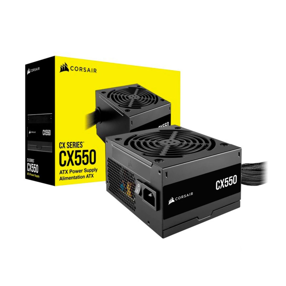 CORSAIR - FUENTE DE ALIMENTACION CORSAIR CX550 550W 80 PLUS PN CP-9020277-NA