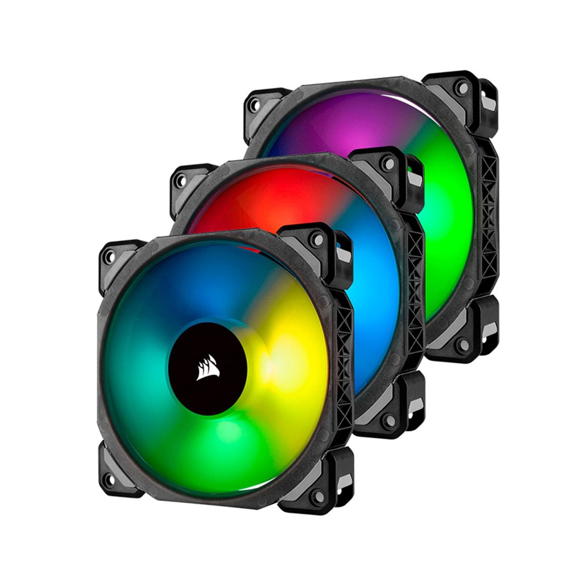 CORSAIR - FAN CORSAIR ML120 PRO RGB LED 12CM 1600RPM 4 PINES PN accorrgb120pro