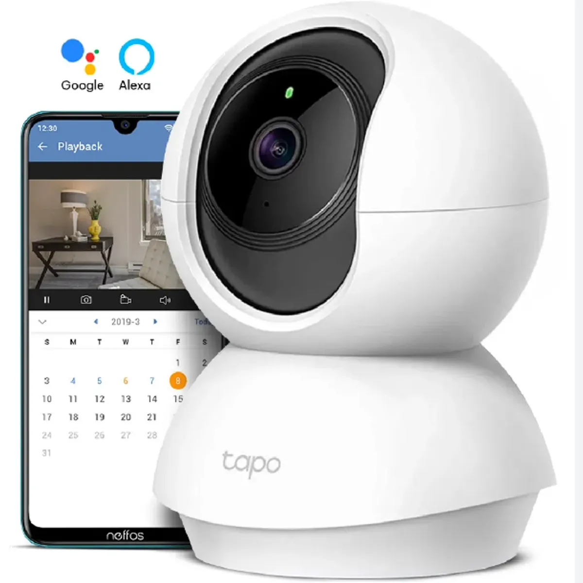 EZVIZ - Cámara de Seguridad para Interiores TAPO C200 2MP Full HD