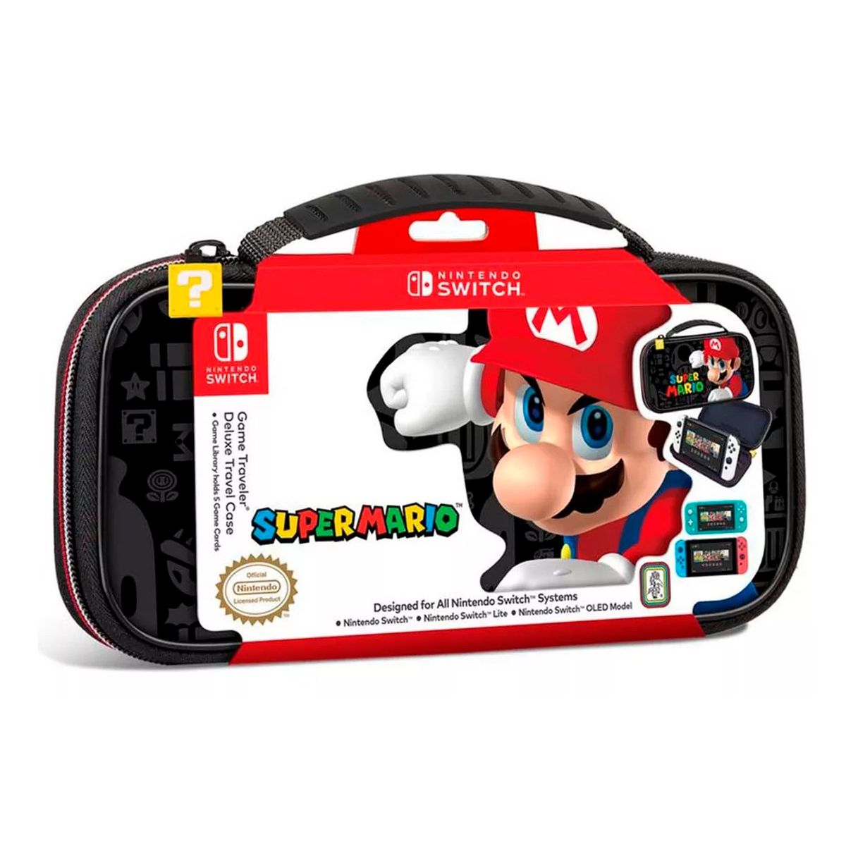 NINTENDO - Estuche Game Traveler Deluxe Travel Case Switch Super Mario