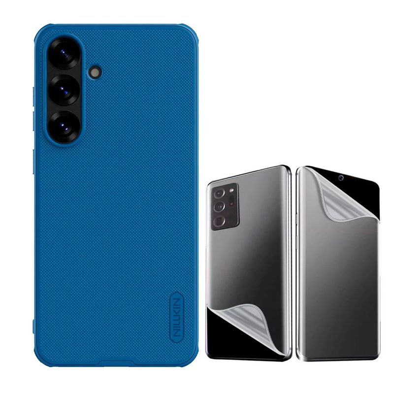 NILLKIN - Case Para S25 Plus Nillkin Super Frosted + Hidrogel Mate Ambos Lados