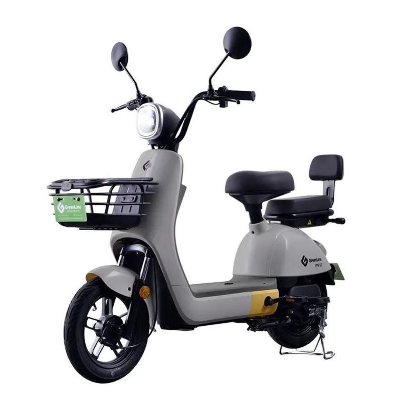 GREENLINE - Moto Eléctrica Litio Extraíble Premium Aro 10 VMP L2 GRIS