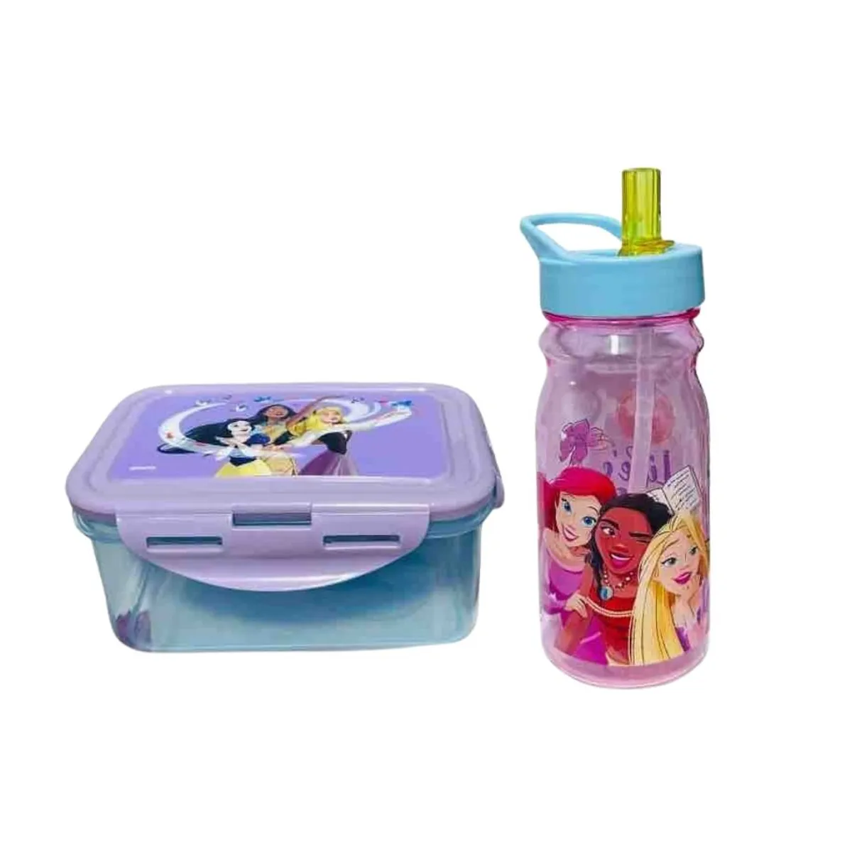 DISNEY - ⁠Pack Tomatodo y Taper Princesas Disney 500 ML
