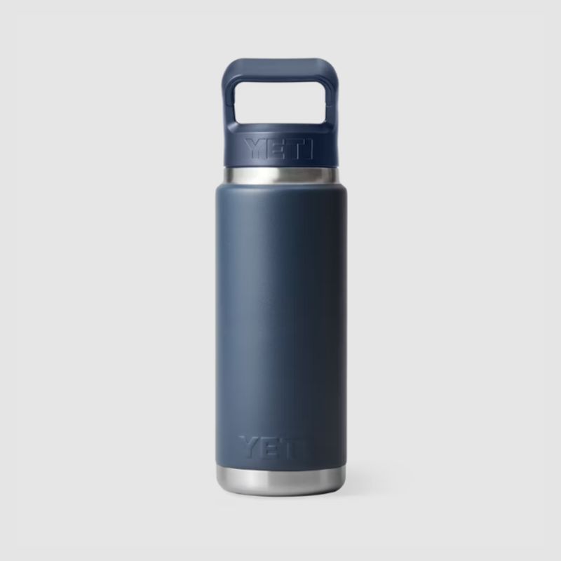 YETI - Botella de 26 oz (769 ml) con Tapa para pico color Navy