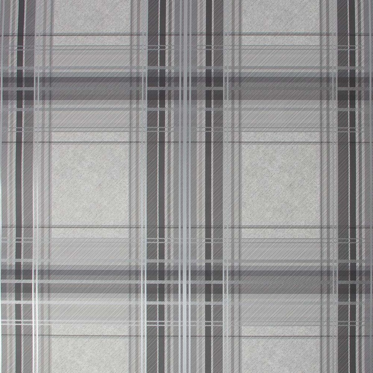 MULTITOP - Papel Tapiz Fresca Iona Check 52cm X10 Mts Charcoal