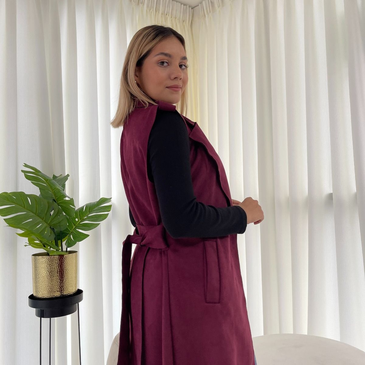 ALLEZ COLLECTION - Chaleco Isabela para mujer elegante casual